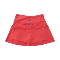 Tennis Twirl Skort with Built-In Compression Shorts - Watermelon