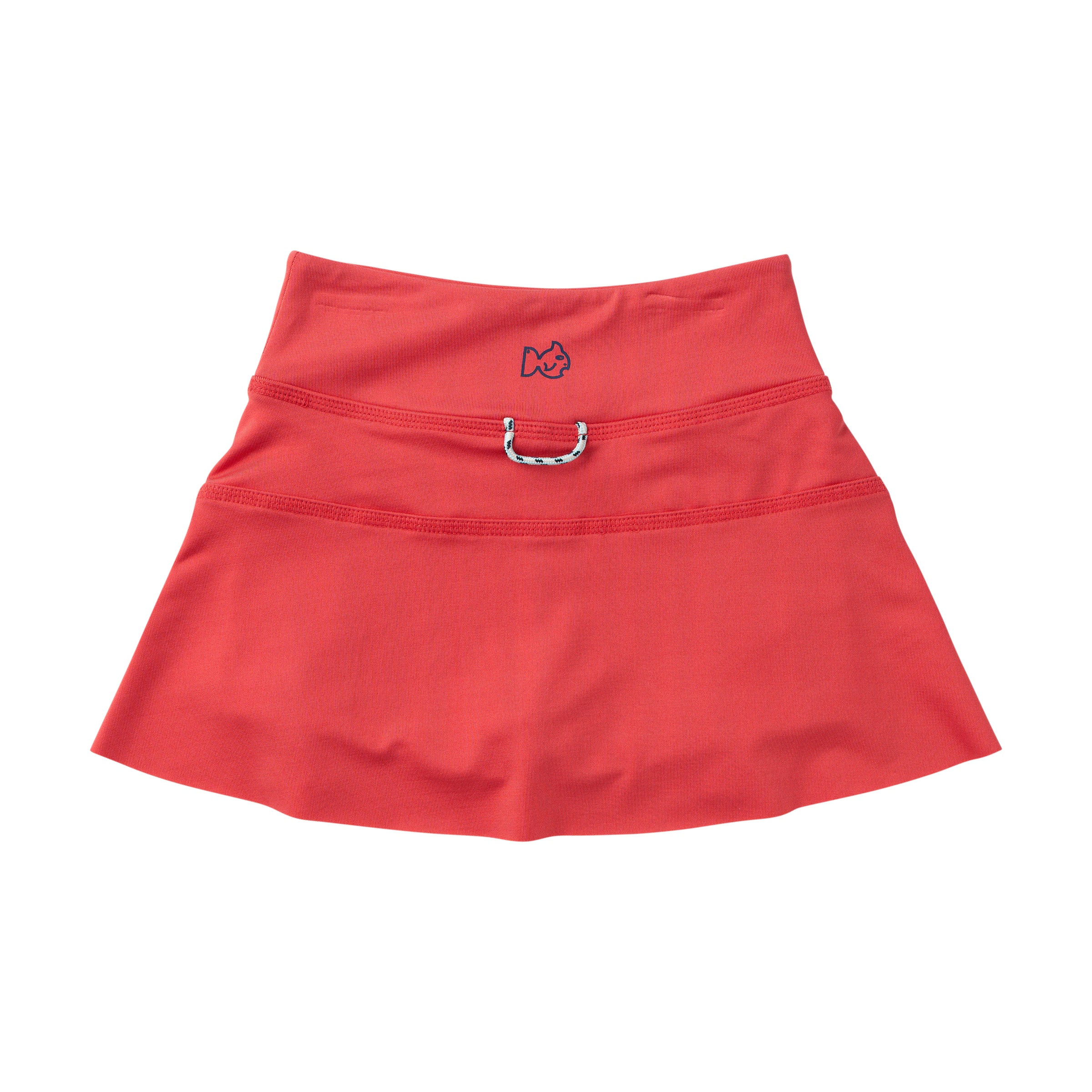 Tennis Twirl Skort with Built-In Compression Shorts - Watermelon