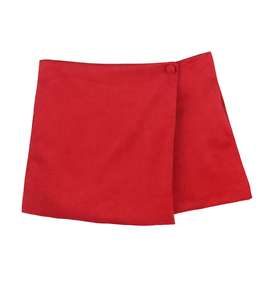 The Avery Skort- Red