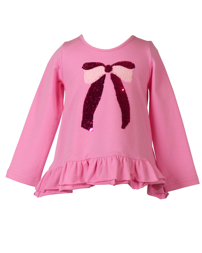 Tinley Top: Pink with Bow-size 10