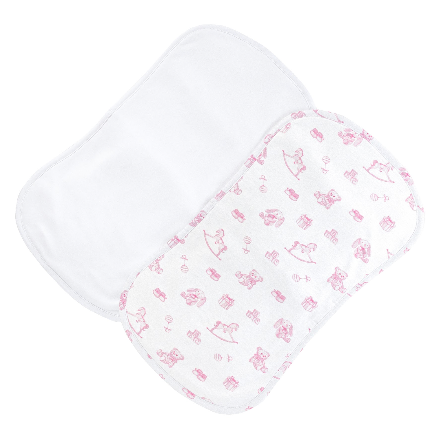 Tiny Baby Toys - Girl Burp Cloth Set