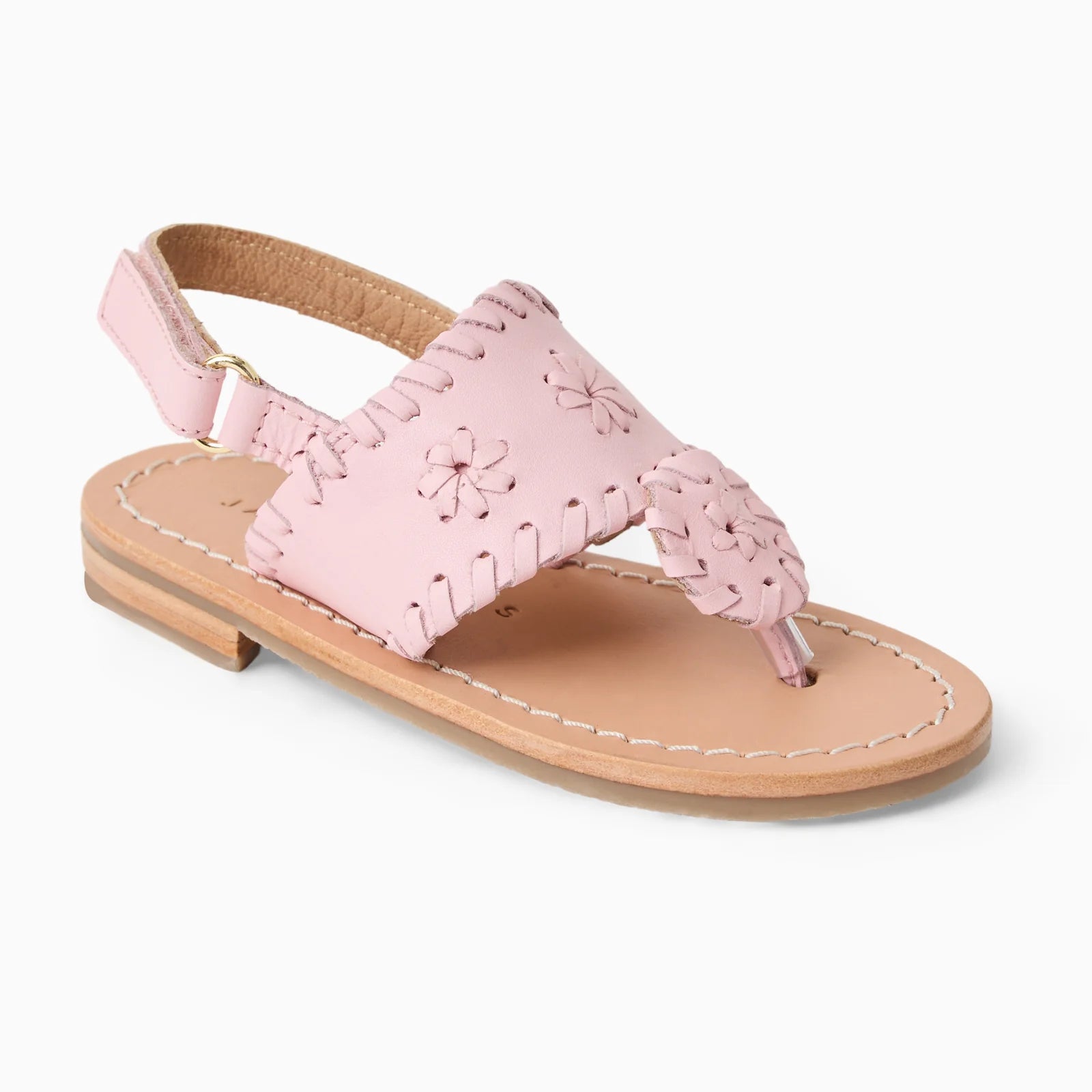 Toddler Jacks Flat Sandal - Nappa Chalk Pink