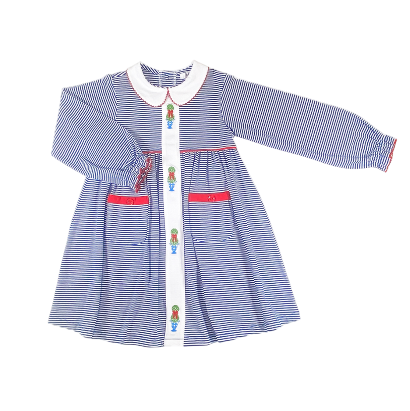 Topiary Embroidered Dress