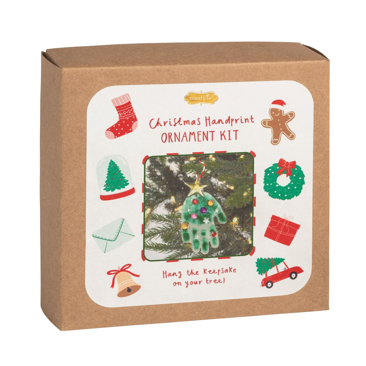 Diy Tree Handprint Ornament