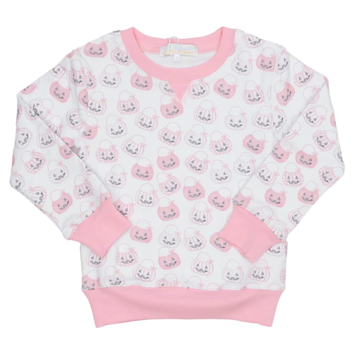 Trick Or Treat Pink Sweatshirt