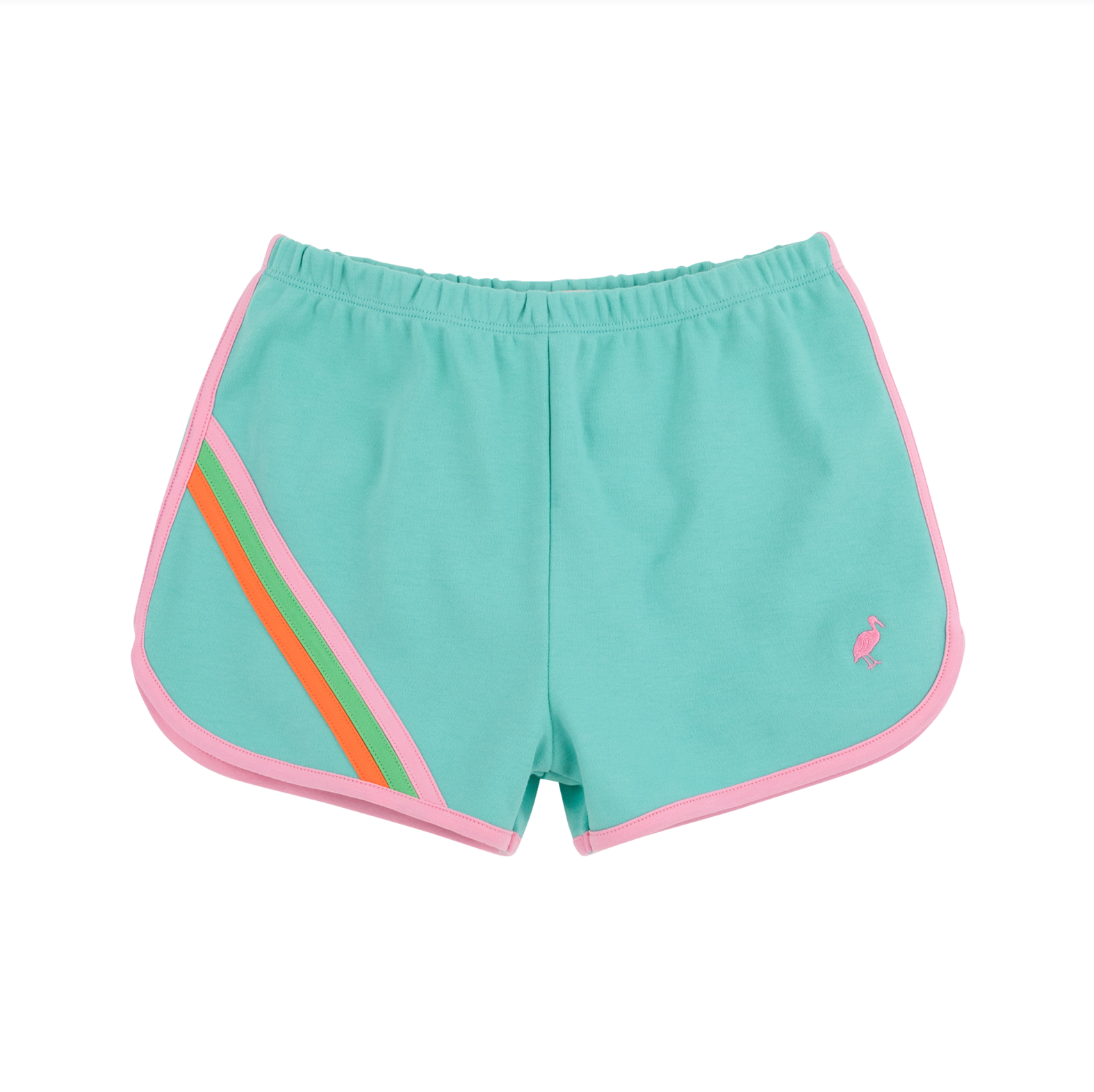 Cheryl Shorts Turks Teal/Hamptons Hot Pink/Multicolor Stripe