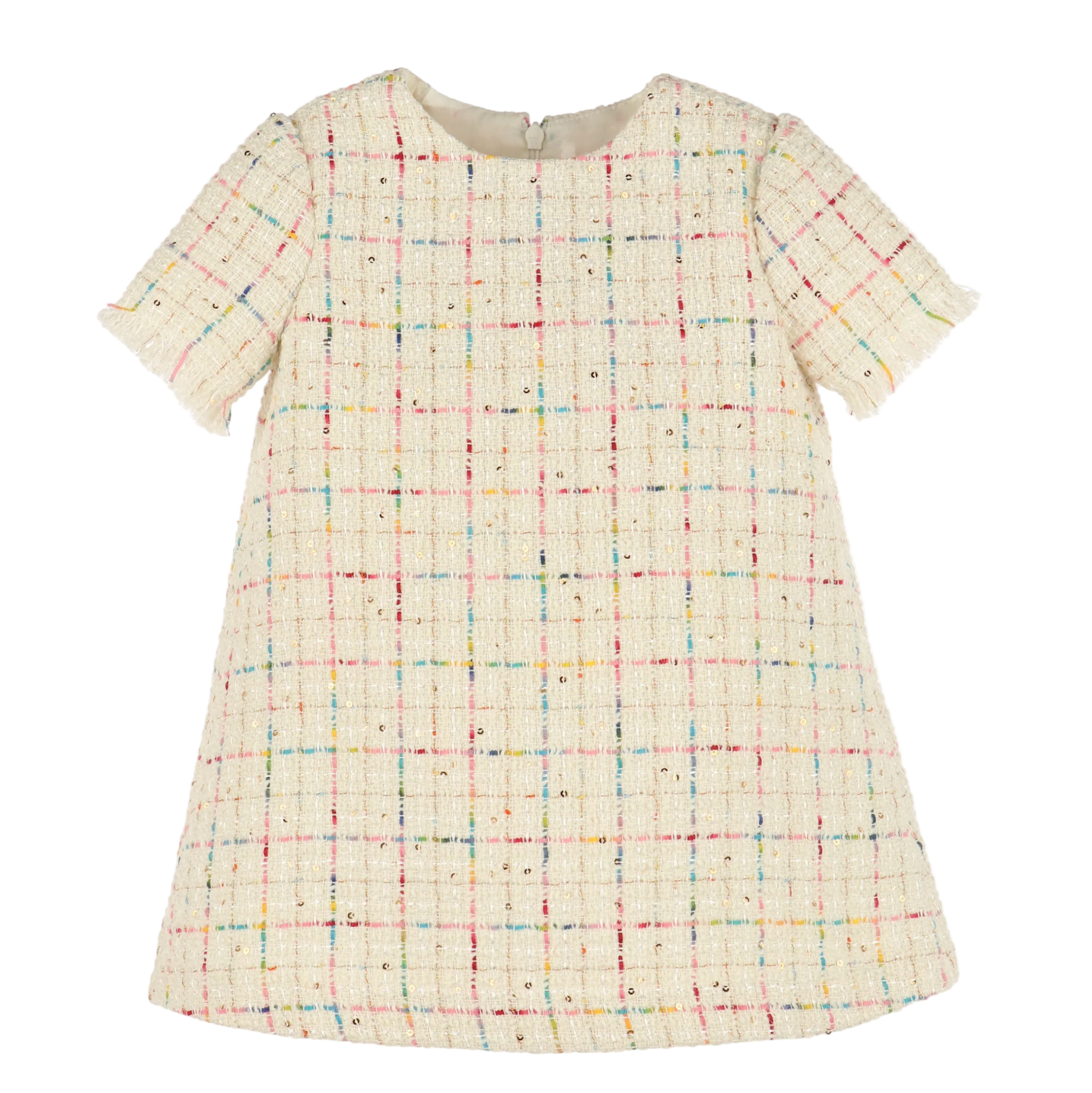 Tweed Ivory Aline Dress