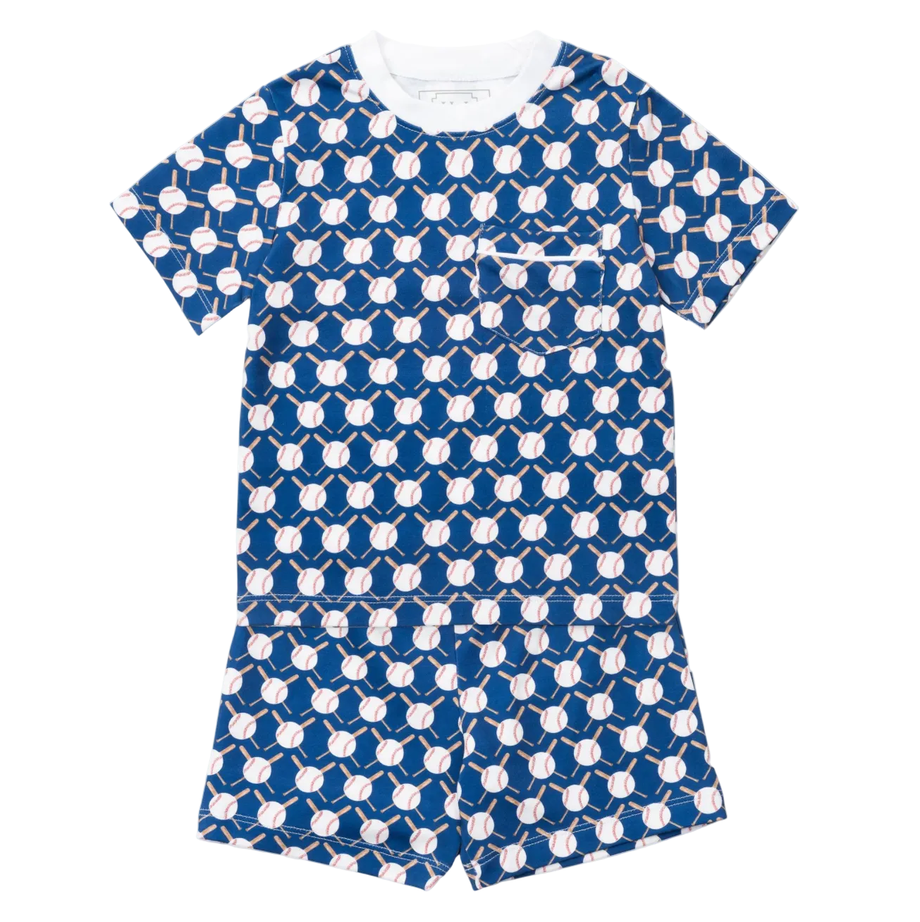 Up at Bat Baseball Charles Boys' Short Set