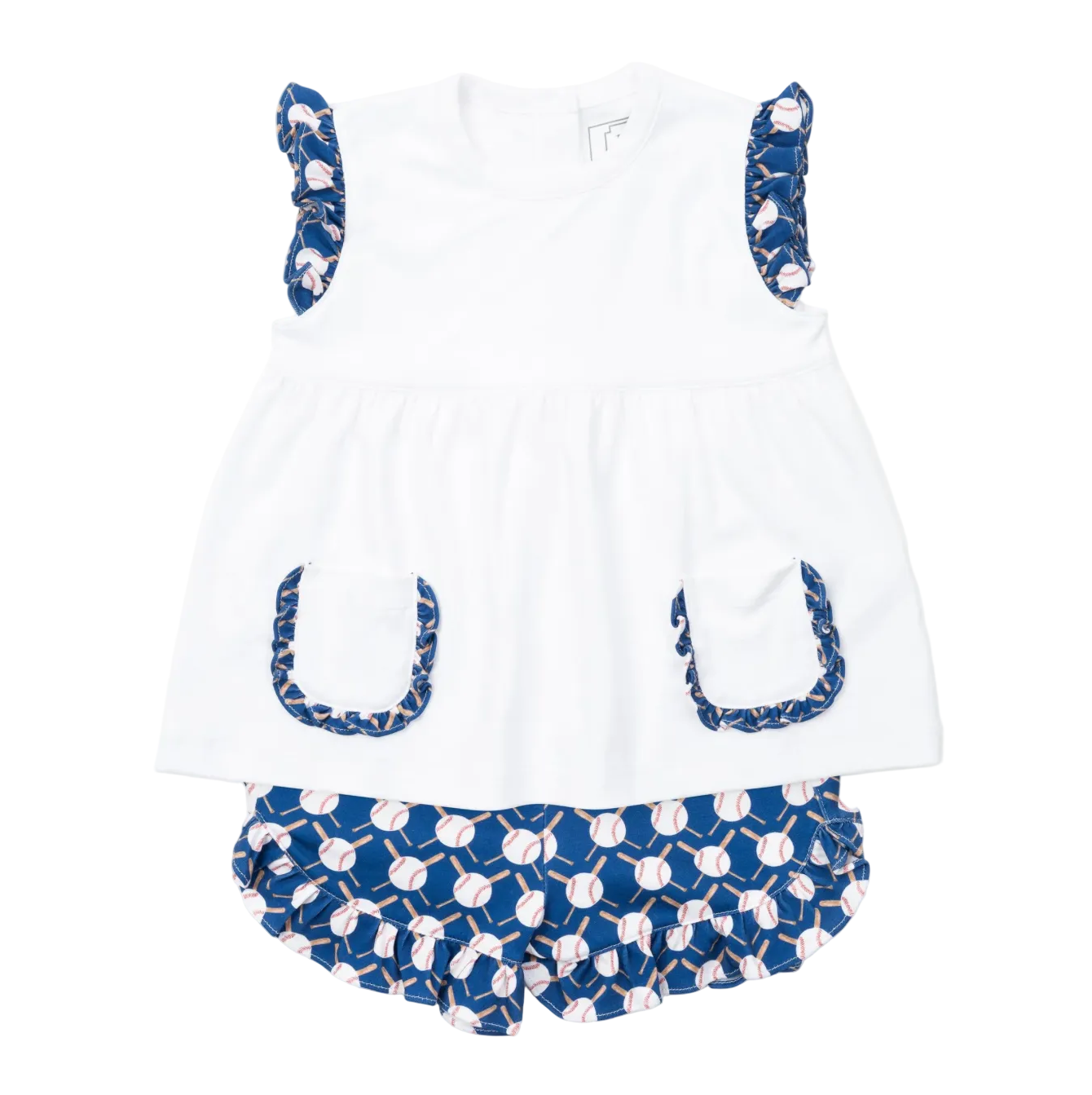 Up at Bat Baseball Gentry Girls' Short Set