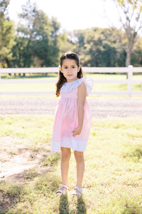 Pink Vivian Collar Dress