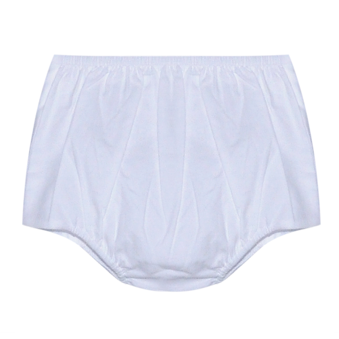 White Landon Diaper Cover-Knit