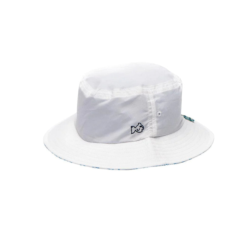 White Performance Bucket Hat