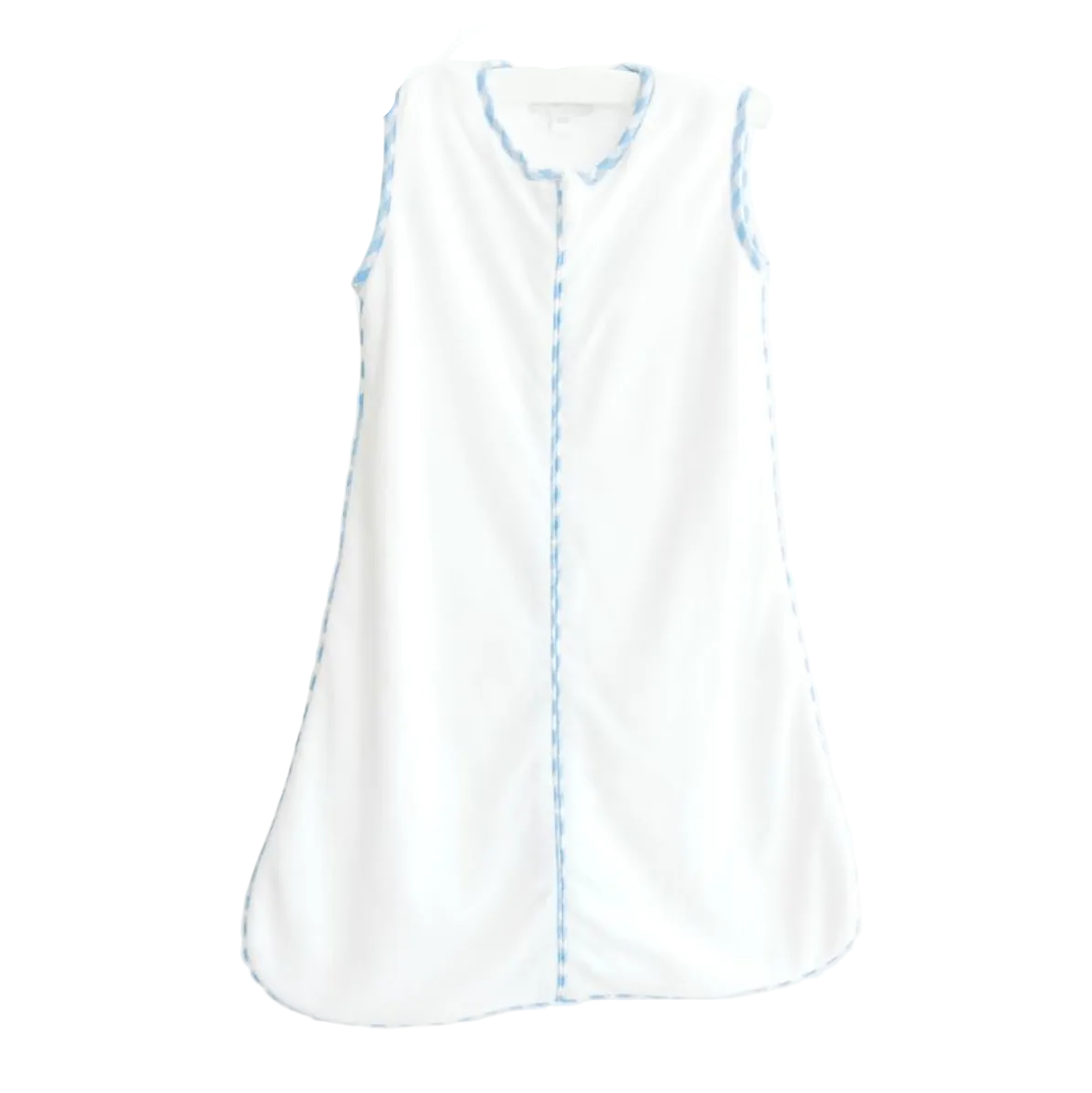 White with Blue Check Sleep Sack