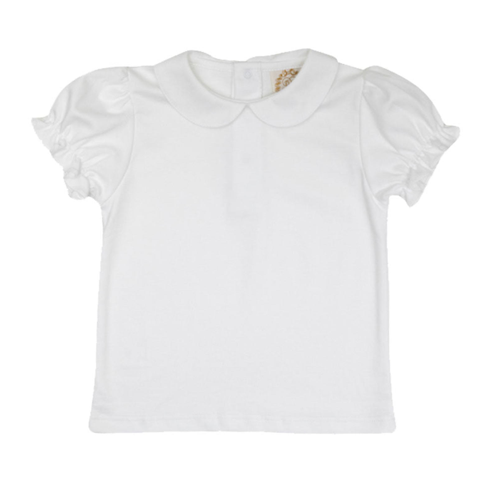 Worth Avenue White/Worth Avenue White Maudes Peter Pan Collar Shirt - Pima - SS