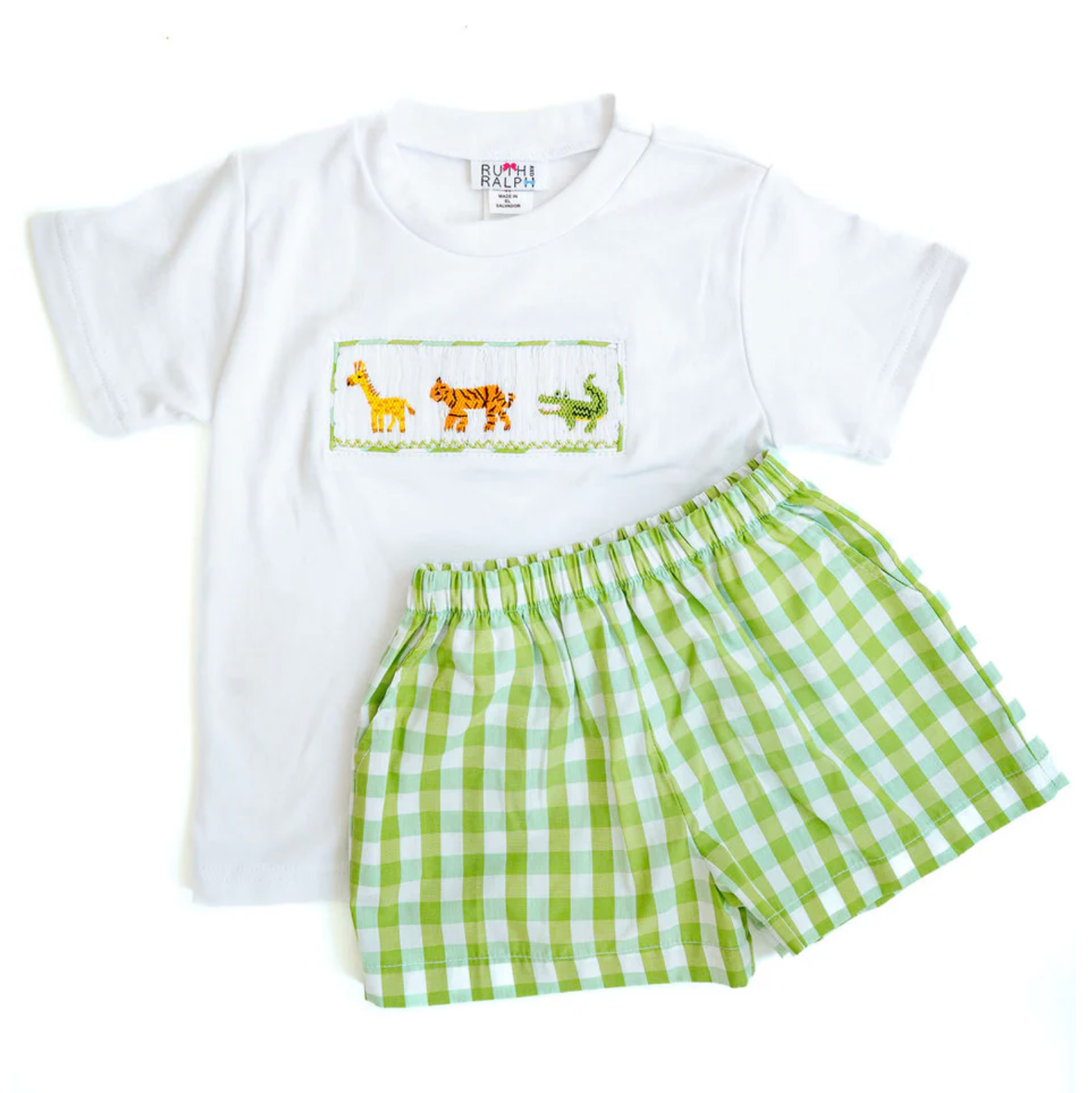 Zoo Animals Beau T-Shirt/Shorts Set