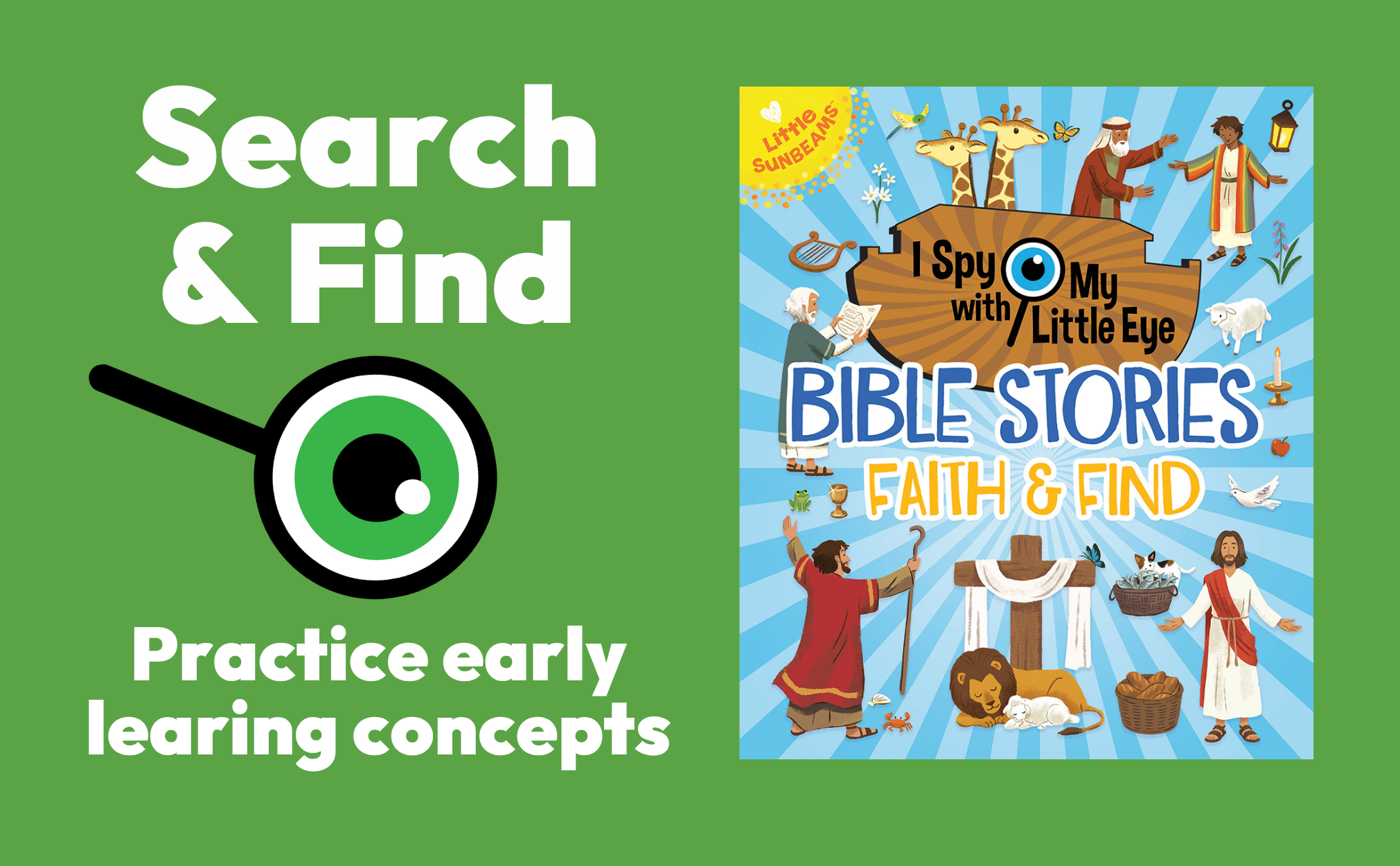 Jesus Love and Find – I Spy Children’s Bible Activity Book