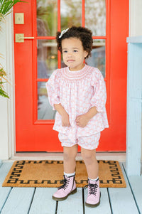 Bows Smocked Annabelle Bloomer Set