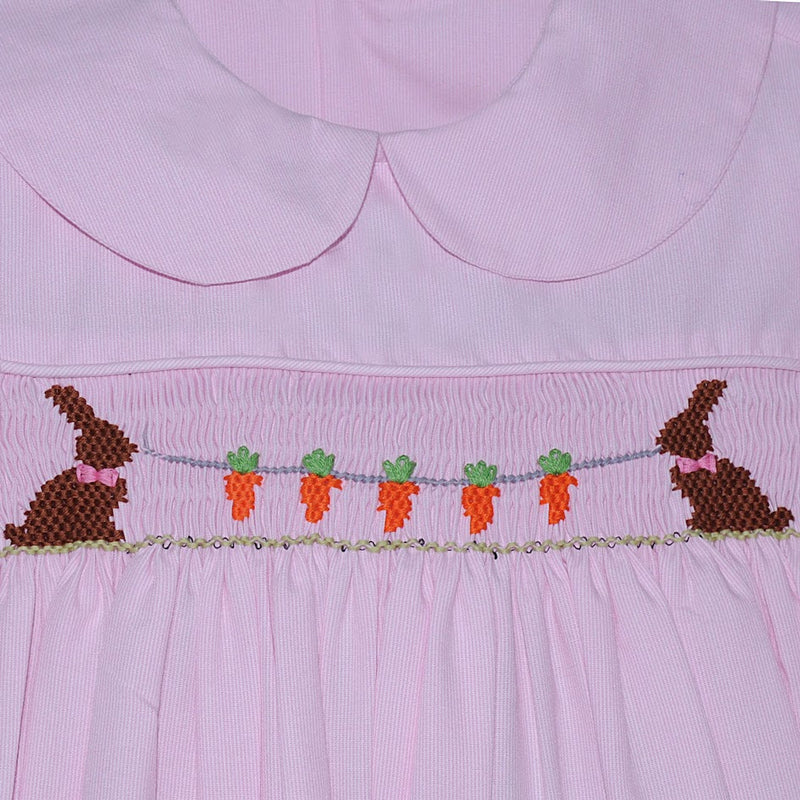 Pink Chocolate Bunny Carrot Dress