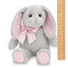 Lil Mopsy Gray Bunny with Pink Ears