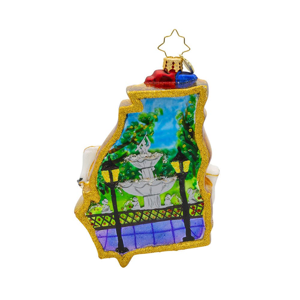 Holiday Glass Ornament – Southern Keepsake