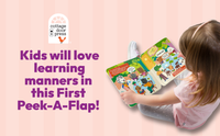 Manners First Peek-a-Flap Interactive Board Book