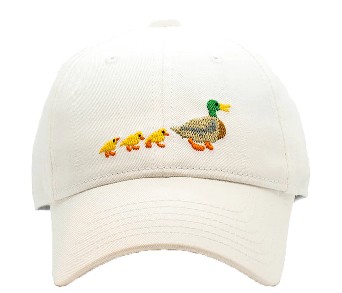Ducklings on White Hat