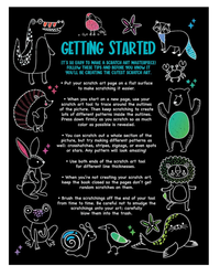 Animal Scratch Art, Fun Activities & Stickers Activity Pad