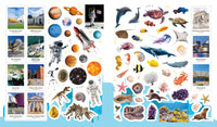 1,000 Stickers: USA
