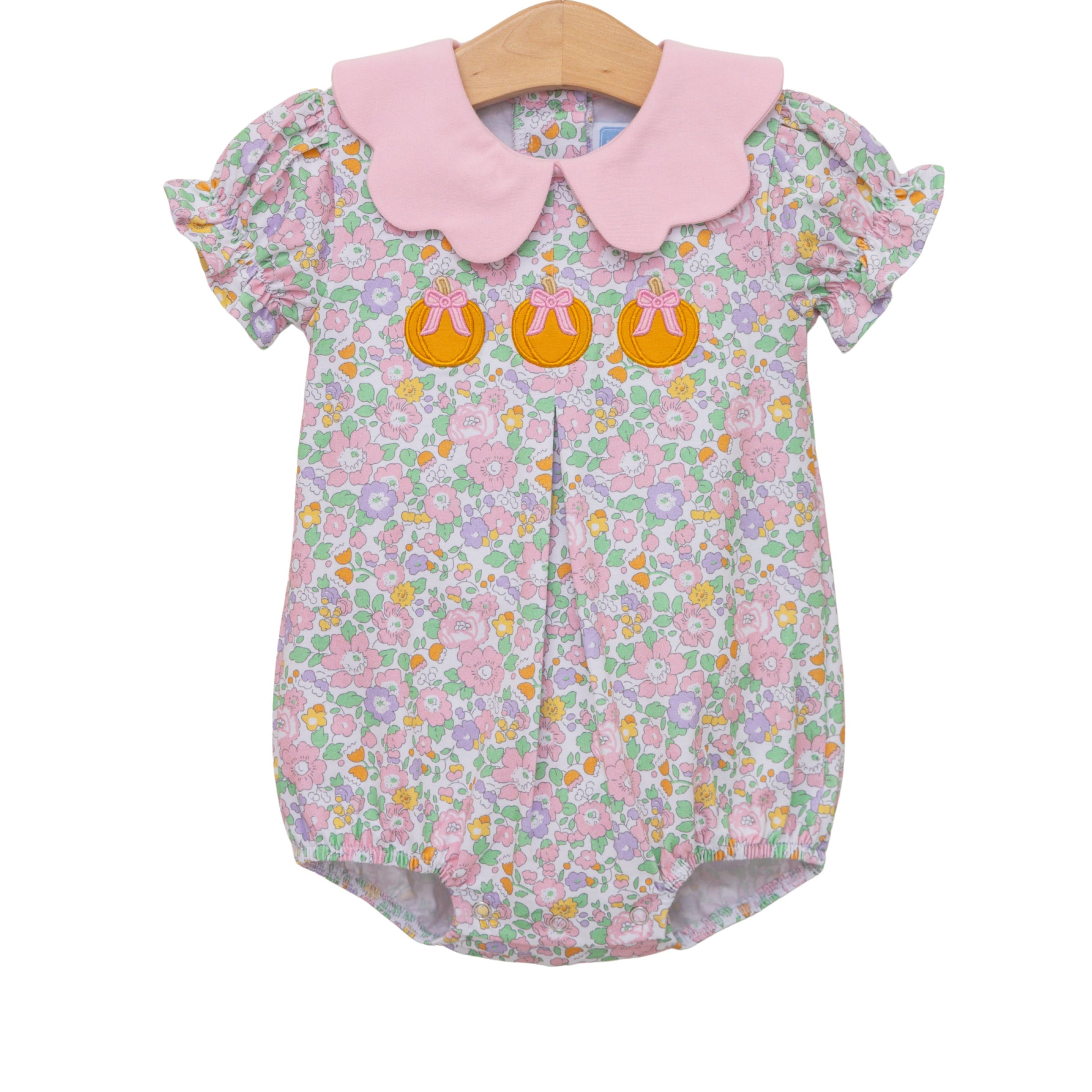 Pumpkin Floral Bubble
