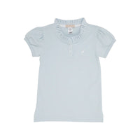 Buckhead Blue/Worth Avenue White Little Miss Prim and Proper Polo