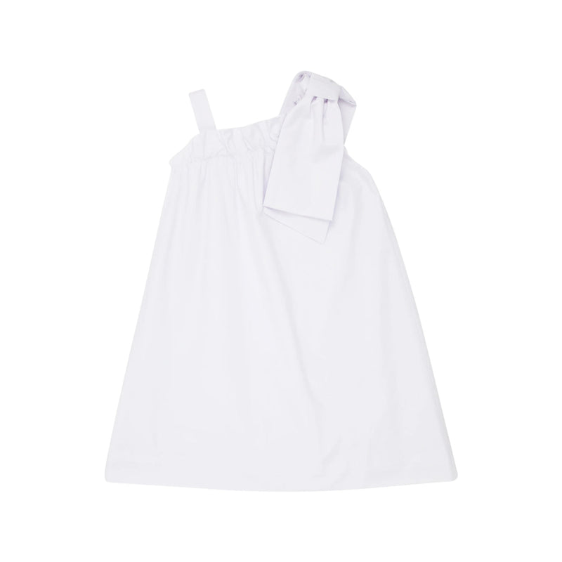 TBBC-Worth Ave White-Maebelle Bow Dress