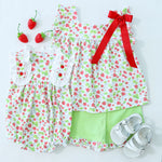 Strawberries Girls Short Set