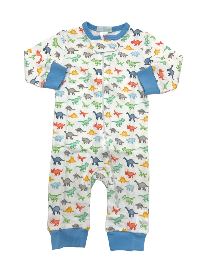 Boys Dino Zip Up PJ