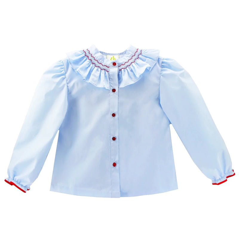 Hayward Blouse-Light Blue