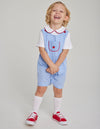 Embroidered Campbell Shortall- Apple
