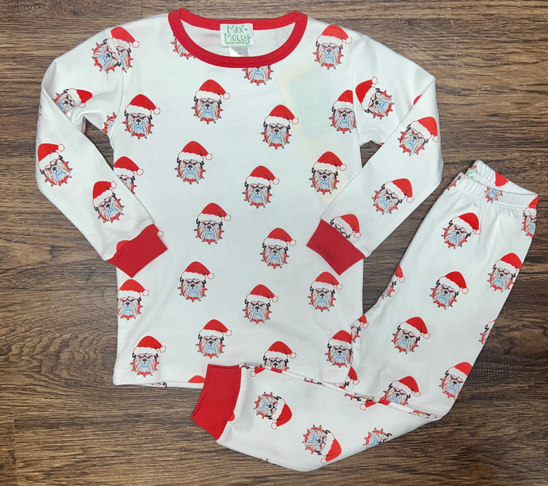 Christmas Bulldog Pajamas