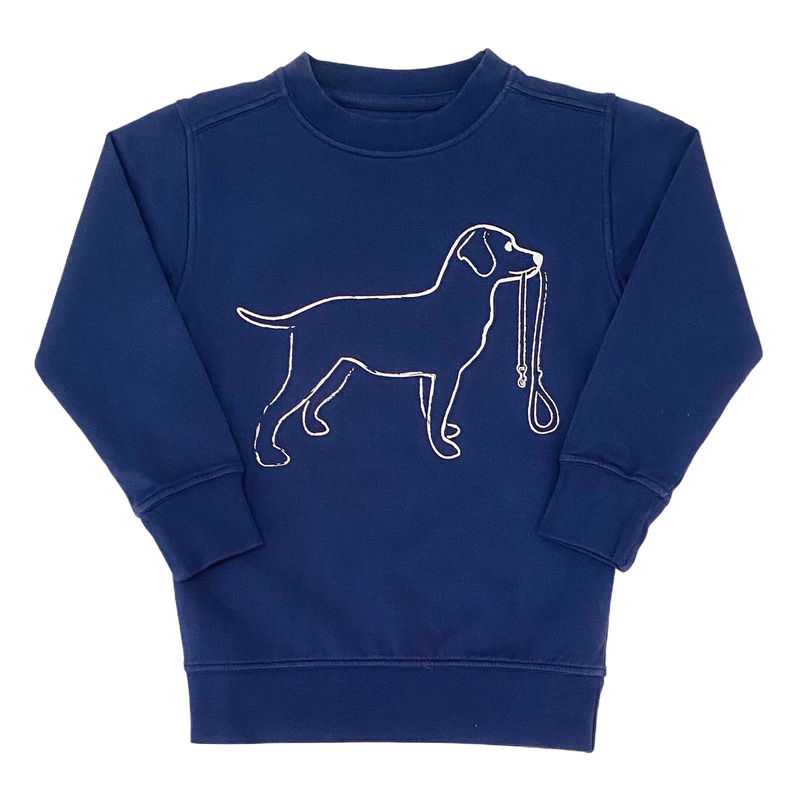 Navy Dog Sweatshirt