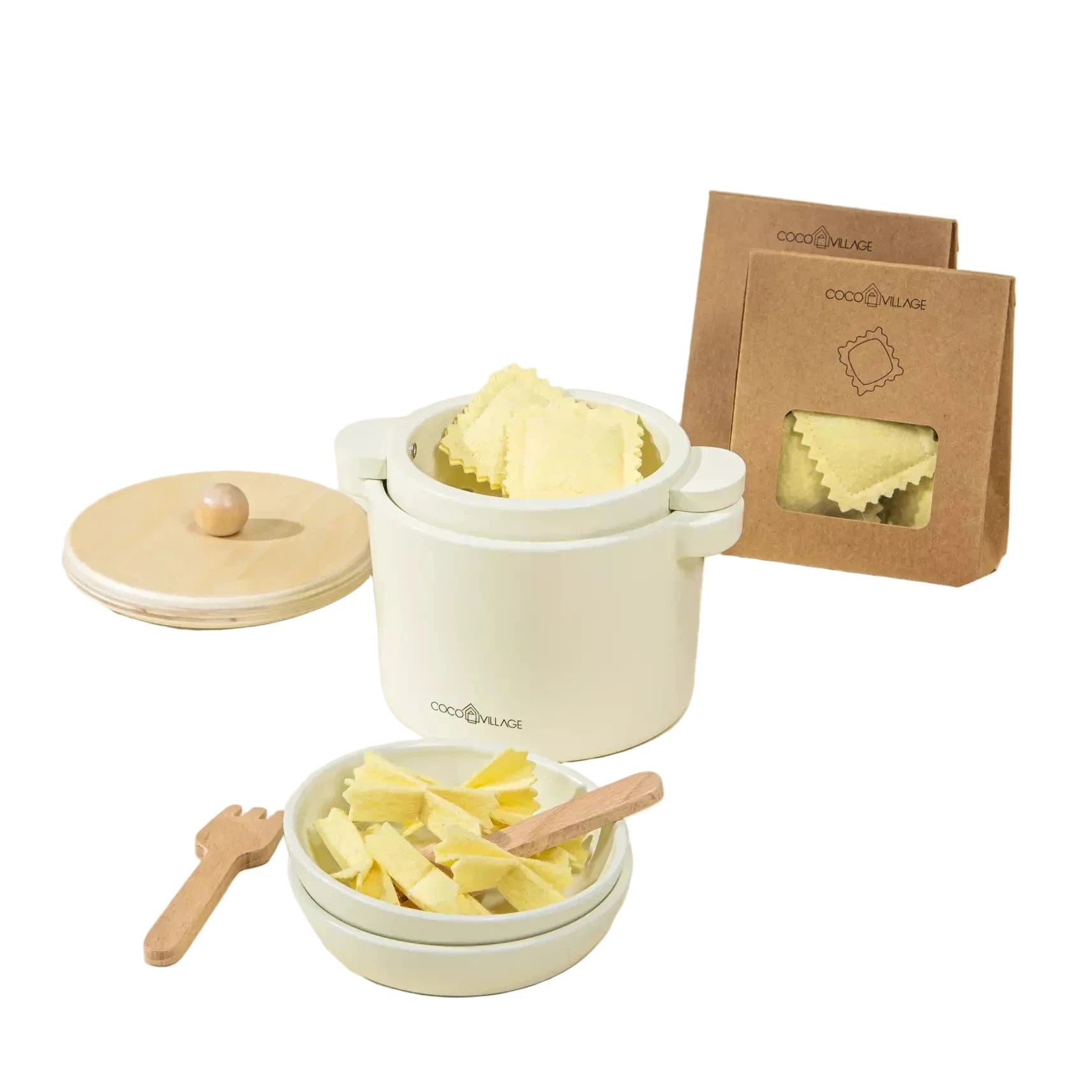 Wooden Pasta Playset