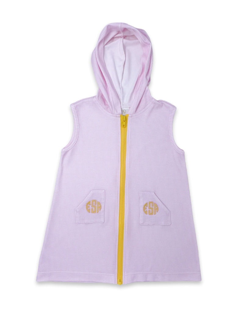 Oh Hey Vacay Dress-Pink Minigingham