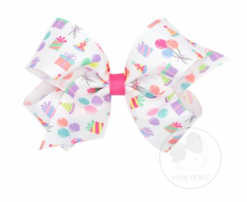 Party Print Bow- King