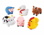 Mud Pie Farm Animals Bath Toys