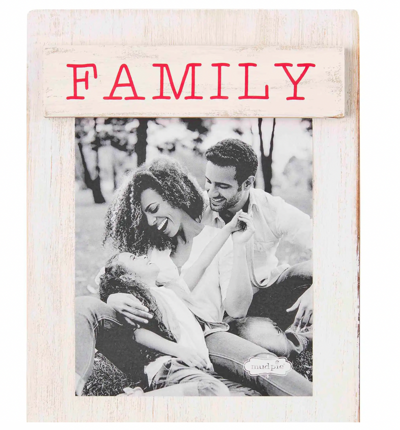 Mud Pie Family Magnetic Wood Frame