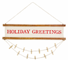 Mud Pie Reverse Holiday Photo Hanger