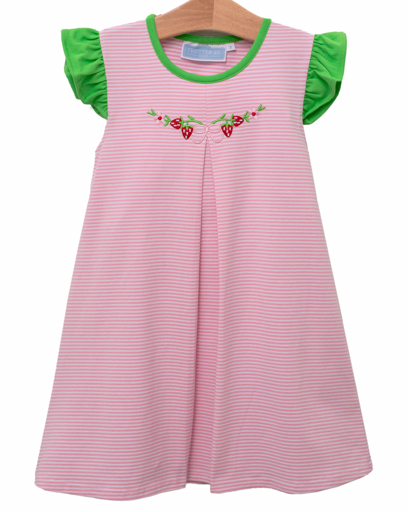 Strawberry Embroidery Dress