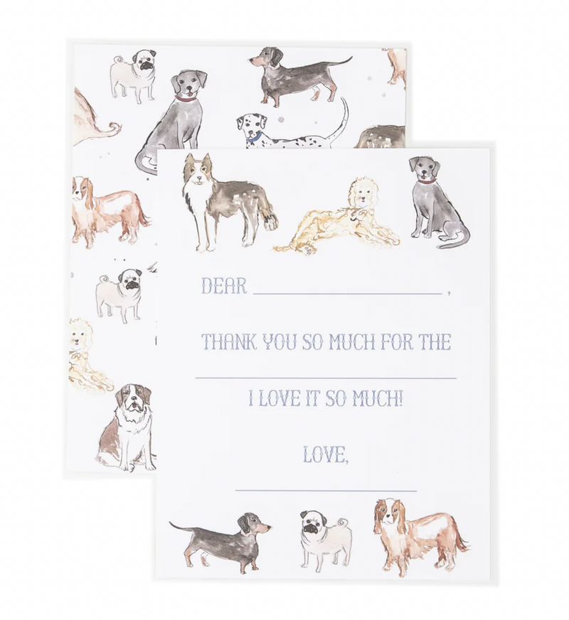 Puppy Dog- Children's Thank You Notes