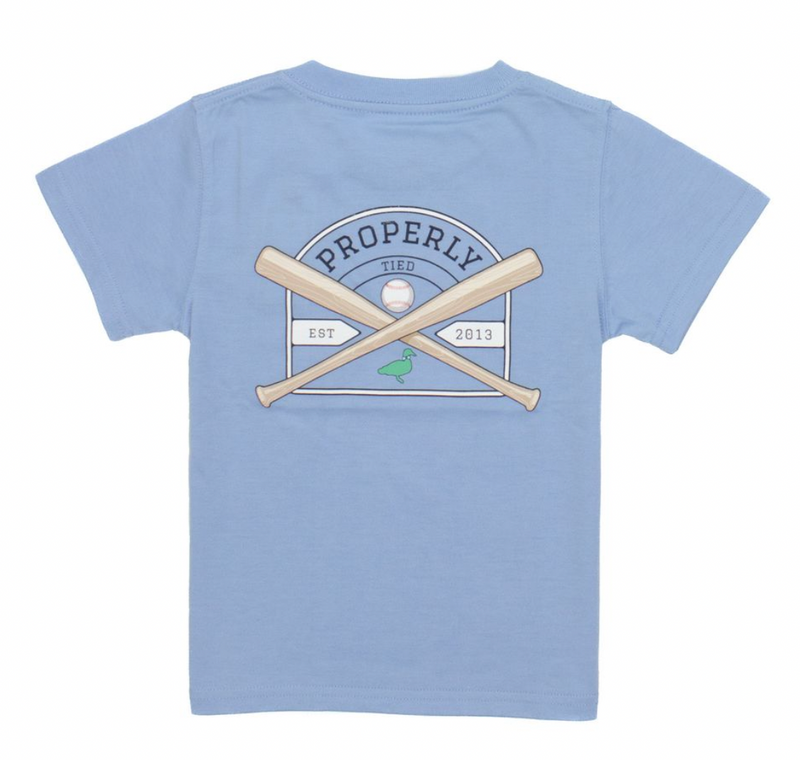 Properly Tied Baseball Shield T-shirt
