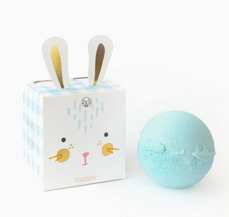 Blue Bunny Boxed Bath Bomb