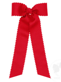 Medium Scalloped Streamer Bow