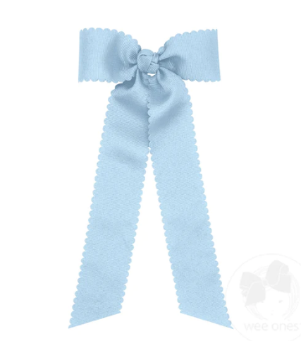 Medium Scalloped Streamer Bow