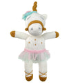 Rainbow Pop the Unicorn Knit Doll: 12" Plush